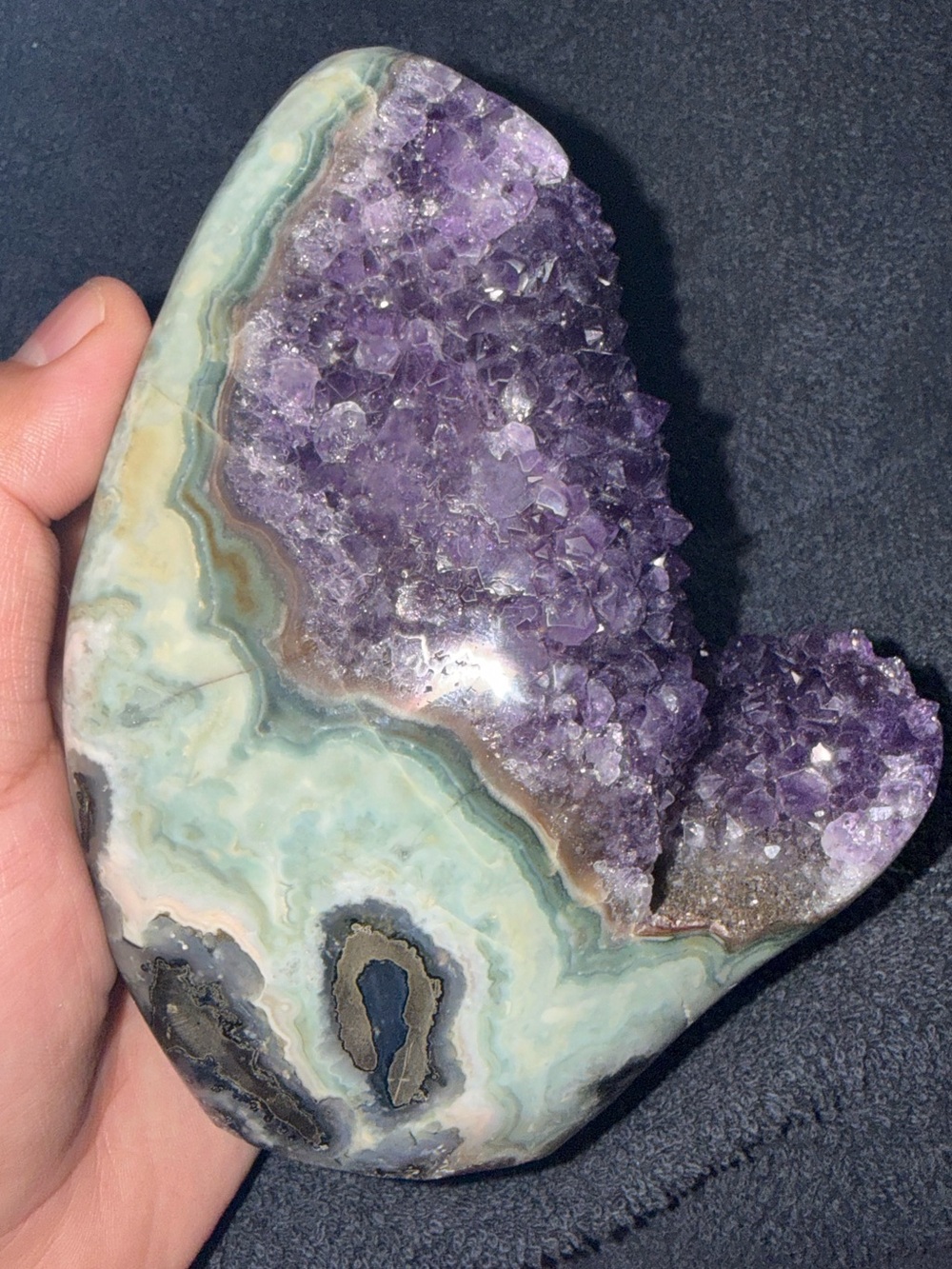 Gemmy Dark Purple Amethyst Freeform